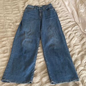 Madewell straight leg jeans size 26